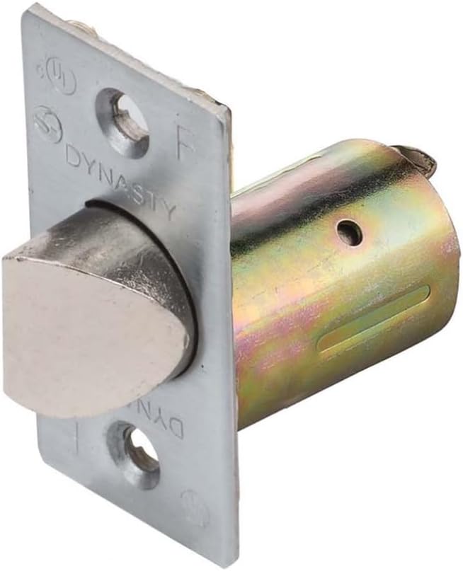 Dynasty Hardware 2-3/8" Backset Deadlatch for Austin Keyed Door Levers, Satin Chrome (3 Pack)