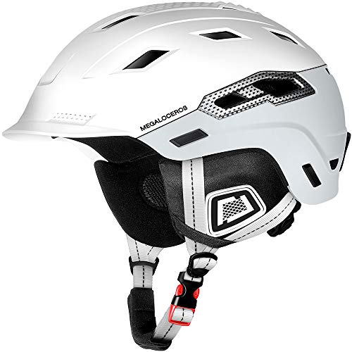 Megaloceros Ski & Snowboard Helmet with 2 Different Size Liners, ASTM Certified, Lightweight
