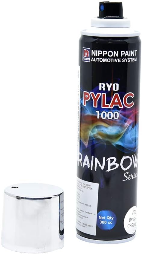 Multipurpose Spray Paint Can, 300ml, Glossy Finish,Bright Chrome