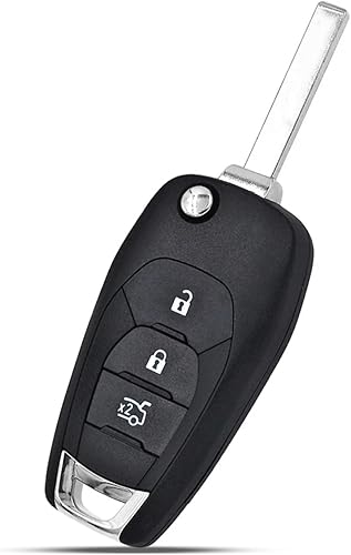 Fundas para llavero de coche para Chevrolet Cruze Malibu Aveo, 3 botones plegables para llave remota