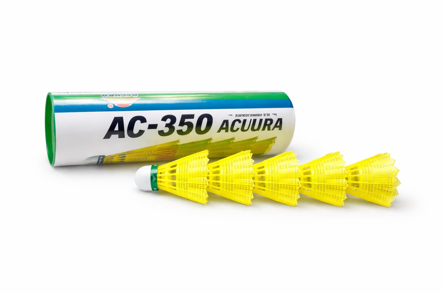 DG Accura AC-350 Nylon Badminton Shuttlecock, Yellow, Pack of 6, Perfect Balance Weight in Flight-image-8