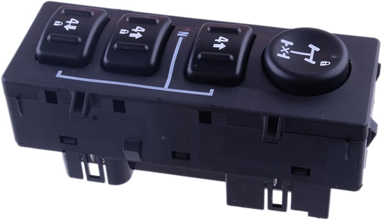 jfqm 19259310 15127829 19168767 Car 4-Wheel Drive Switch Transfer Case Shift Selector Control Button Fit for Hummer H2 2003-2006 2007