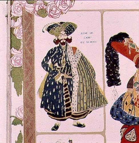 Affiche Leon Bakst Diaghilev pour embellir un bureau de style classique
