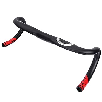 Mountain Bike Handlebar, Clear Marking Humanized Curve Design Easy Replaceable Racing Bike Handlebar for Cycling for Maintenance for Replacement