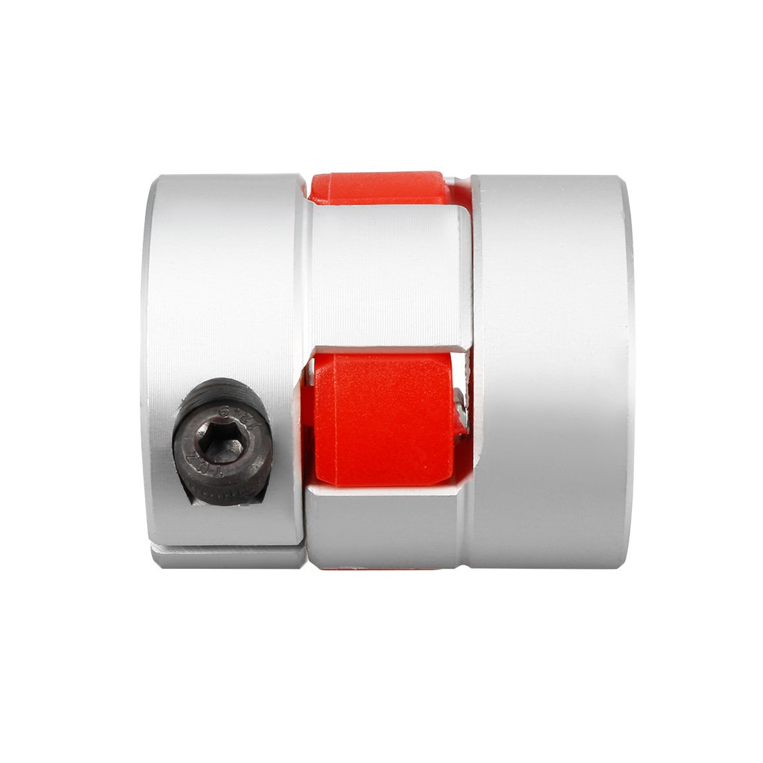 sourcing map Accouplement élastique accouplement complet flexible moteur 30mm dia 35mm Long 8 à 14mm