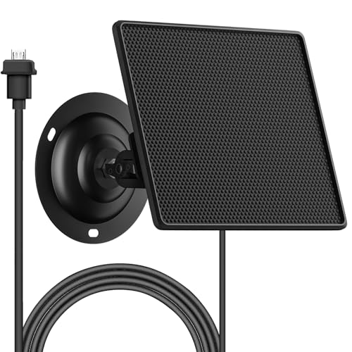 Painéis solares para câmera externa Blink, painel solar de 2 W compatível com câmera externa Blink X