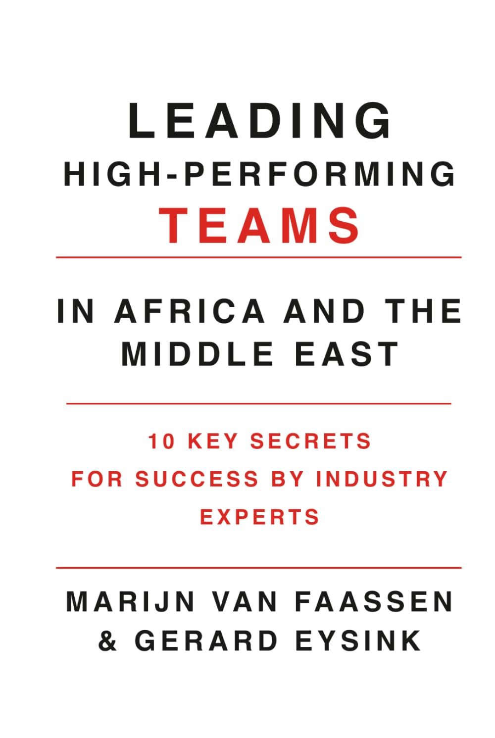 Leading high performing team in Africa and Middle East: 10 key secrets for success by industry experts
