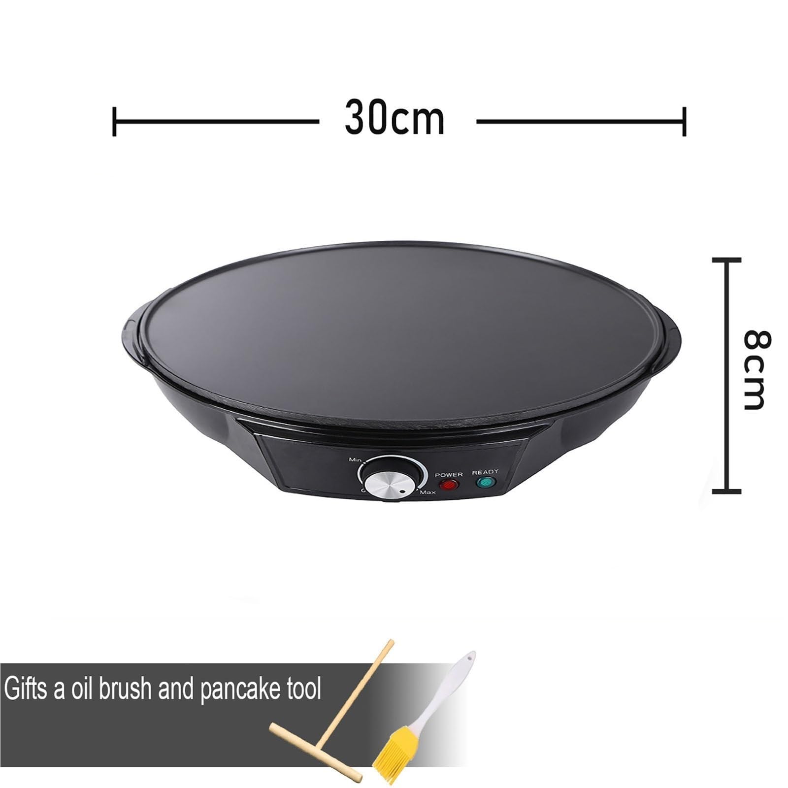 Crepera Electrica 2 en 1 con Placas Intercambiables 1200W Antiadherente Control de Temperatura Ajustable para Tortitas Blintzes y Tortillas Maquina de Desayuno Profesional para Hogar