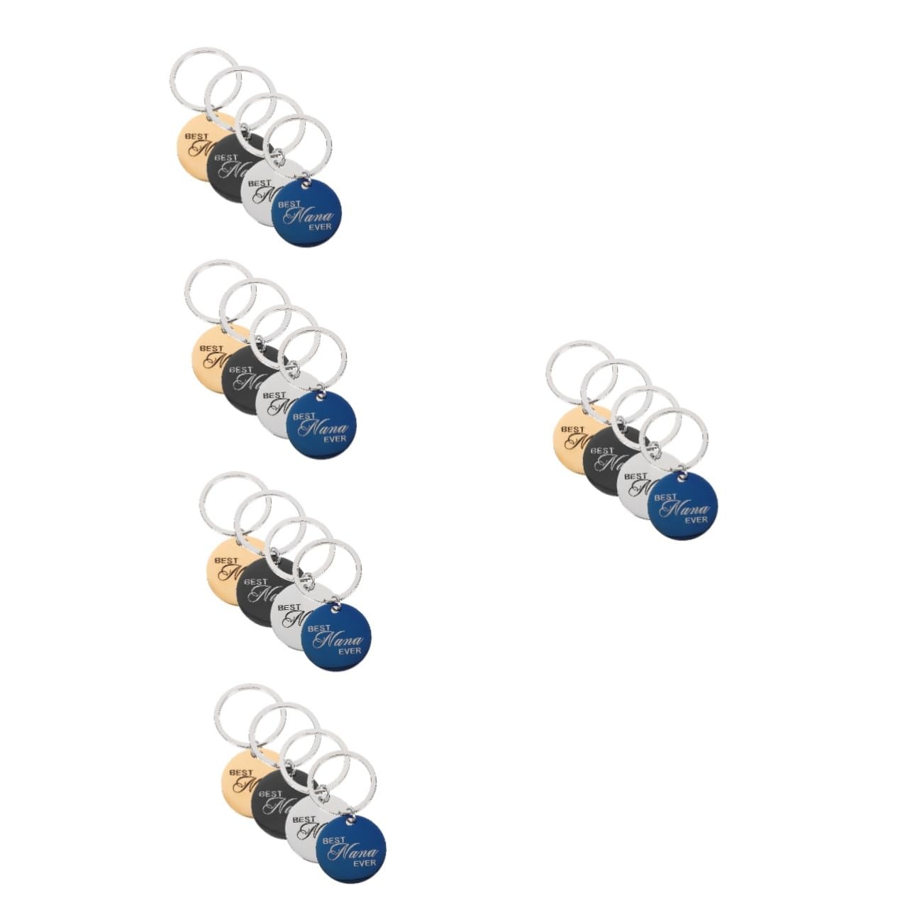 minkissy 20 Pz Identificazione dell'animale domestico medaglietta vuota targhette identificative per cani etichette cucciolo collare per cani con targhetta collare con per cani scritte
