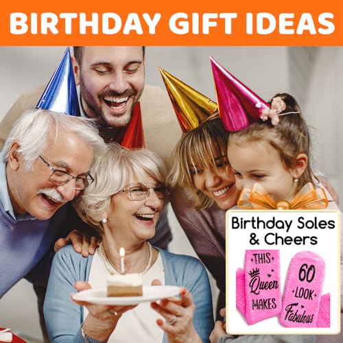 HAPPYPOP 60th Years Old Birthday Gifts - Novelty Socks for 60 Year Olds, Ideal Gifts for 60 Year Old Middle Aged Woman3