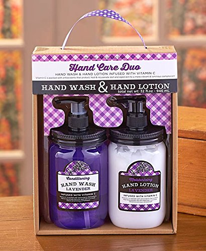 Lavender Mason Jar Soap and Lotion Sets