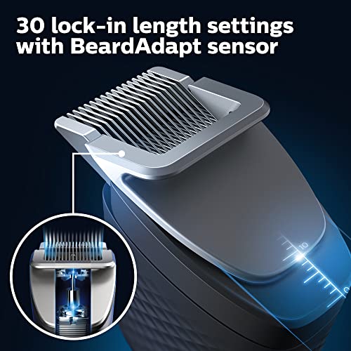 Norelco Philips Series 9000, Ultimate Precision Beard And Hair Trimmer With Beard Sense Technology For An Even Trim, Bt9810/40 #TOP1