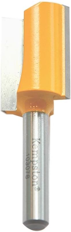 Kempston 103075 Straight Bit,1/4-Inch Shank, 11/16-Inch Cutting Diameter by 1-Inch Cutting Length - Straight Router Bits - 