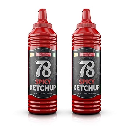 78 KETCHUP Spicy Sold by 78 Brand (Pack of 2)