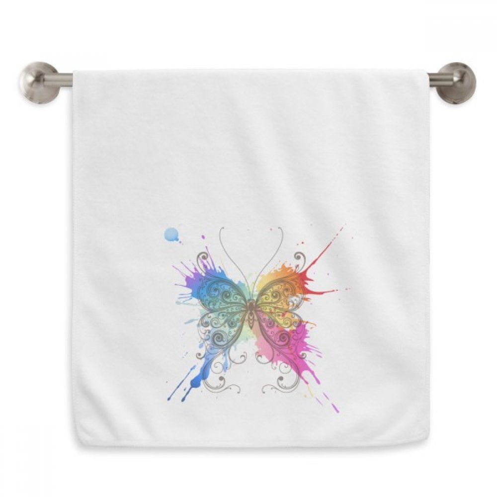 Diadème serviettes moelleuses encre peinture, linge de bain chic et doux 13X29