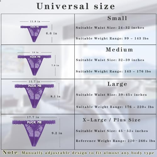 Image of Women's Personalized Thongs with Funny Rhinestone Letters, Custom Name Underwear Panties for Couples