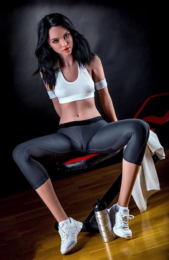 66lbs Silicone Female Action Figure, 5FT Full Body Companion Doll Flexible Life-Like Beauty Women Model Female Figure for Professional Cosplay,...