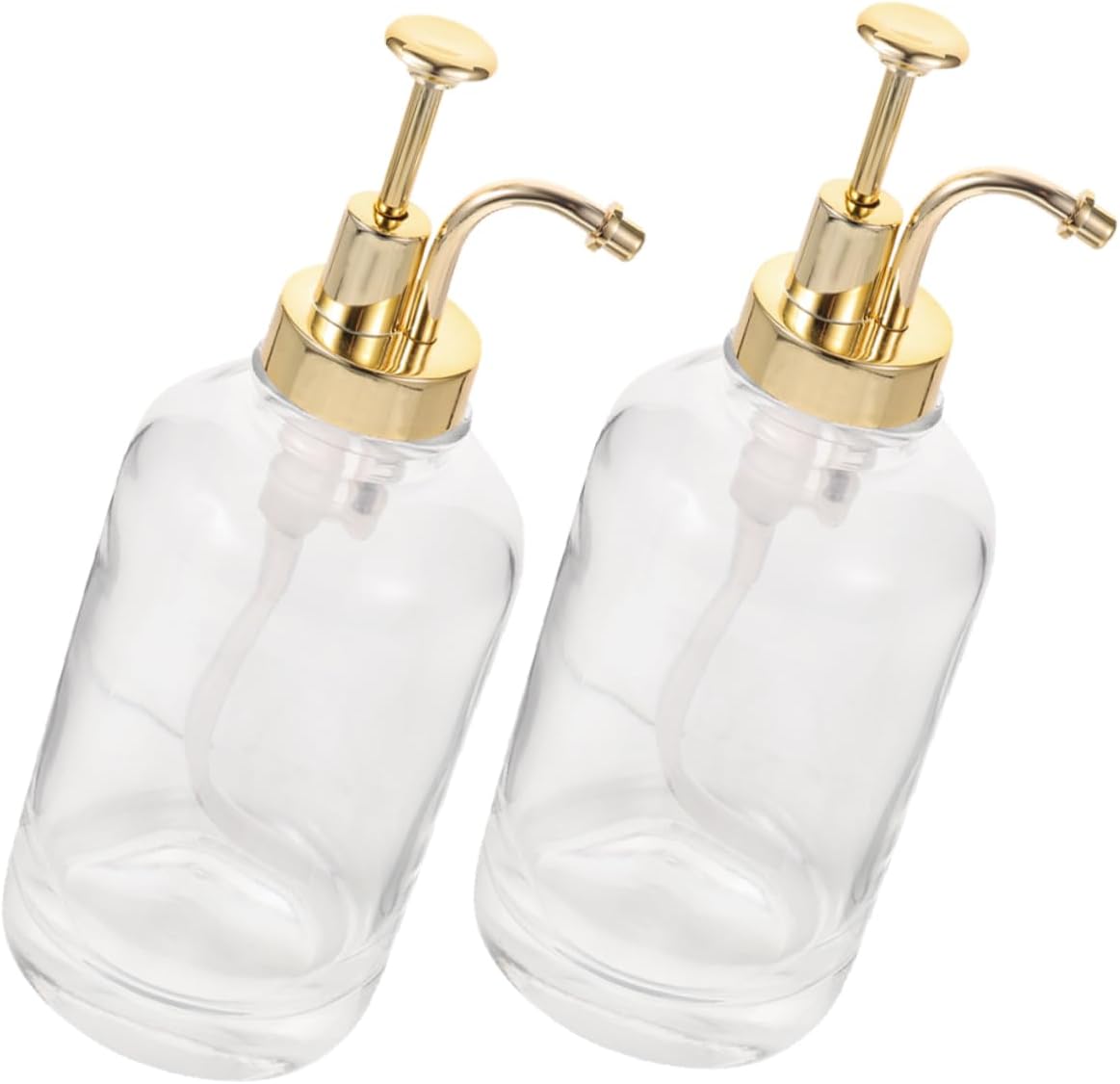 2pcs Multi-function Syrup Pump Dispenser Glass Bottle Bar Coffee Syrup Pump Honey Pot