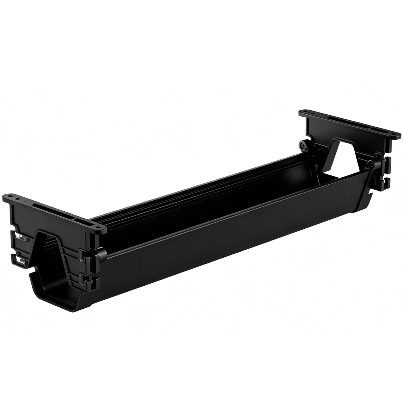 Organizador Cables para Escritorio Canaleta Cables Pared Adhesivo con Altura Ajustable para Oficinas en Casa(Black,55cm/21.7in)