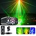 Produktbild LED Licht, 8-Loch 128 Pattern Bühne Lichter DJ-Lichtprojektor Mini Auto-Blitz-Ton aktivierte mit Fernbedienung for Tanzen Thanksgiving-KTV Bar Geburtstag
