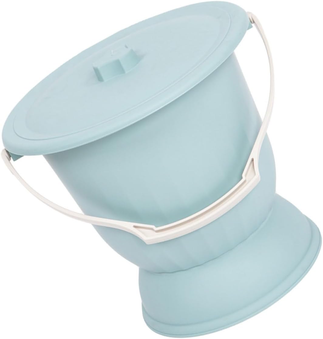 Unisex Outdoor Camping Urinal Potty Pot for Adults Portable Emergency Toilet Non-Skid Odor Spittoon