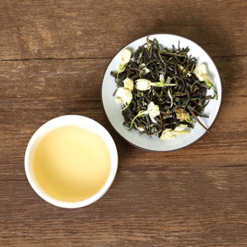 Goartea 50G / 1.76Oz Premium Grade Jasmine Green Tea - Jasmine Tea Loose Leaf Moli Yinhao Fujian Chinese Tea #TOP4