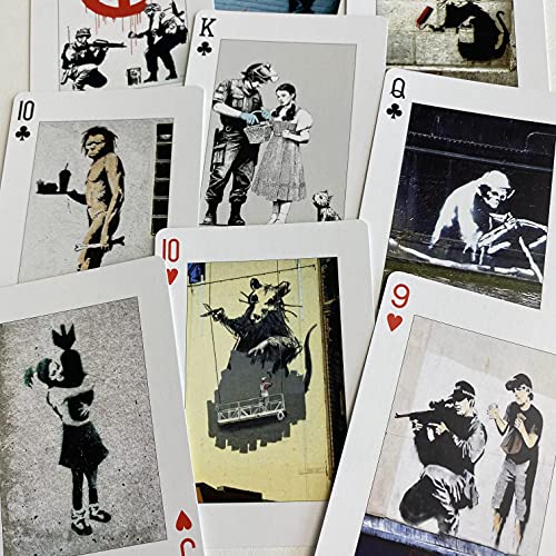 Piatnik - Carte da Gioco con Immagini di Banksy