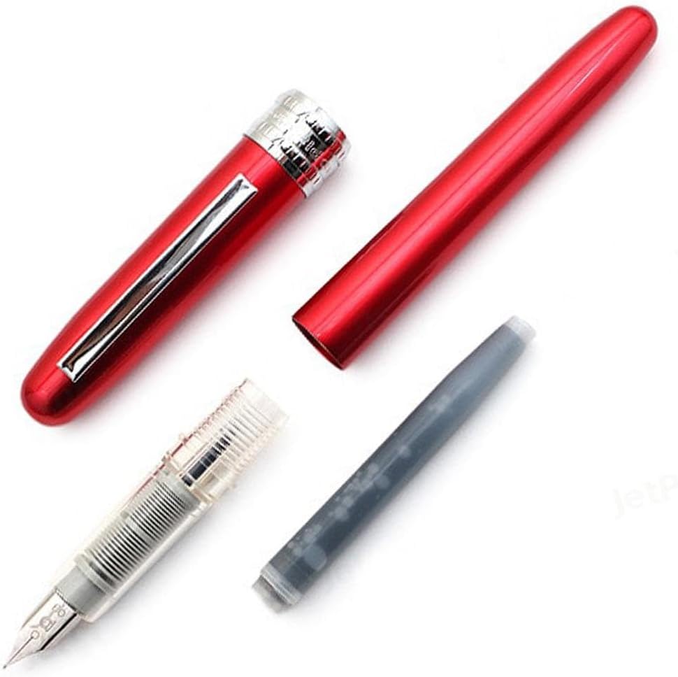 Platinum PGB-1000#70 Presir Fountain Pen, Red