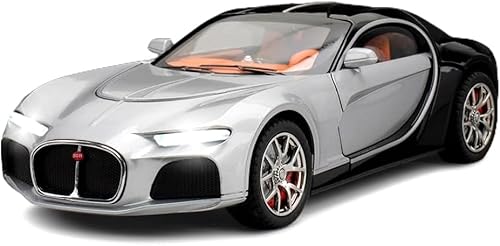 Bugatti Atlantic - Vehículos de juguete fundidos a presión a escala 124 para niños, con luces y música, regalos para adultos y niños, objetos disponible en Yaxa El Salvador