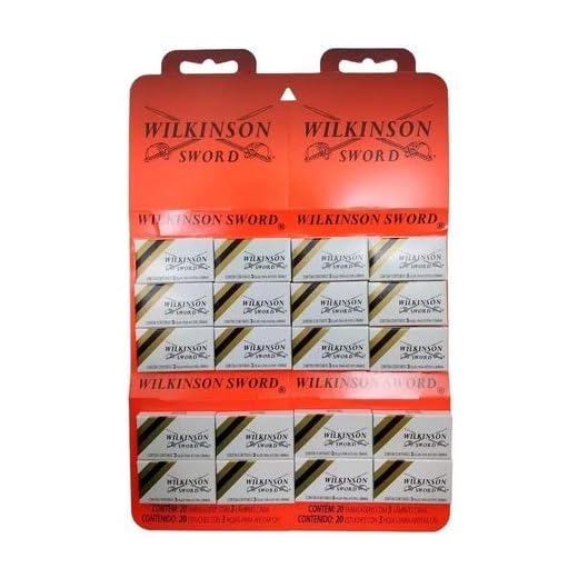 Lâmina De Barbear Gilete Wilkinson Cartela C/60 Un Original