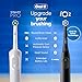 Oral-B Vitality Pro Electric Toothbrushes Adults, 1 Handle, 2 Oral B Electric Toothbrush Heads, 3 Brushing Modes Including Sensitive Plus, Rechargeable, 2 Pin UK Plug, Purple