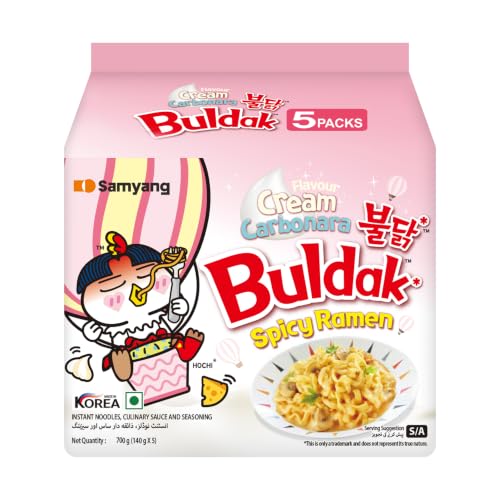Image of SAMYANG BULDAK CREAM CARBONARA SPICY CHICKEN RAMEN