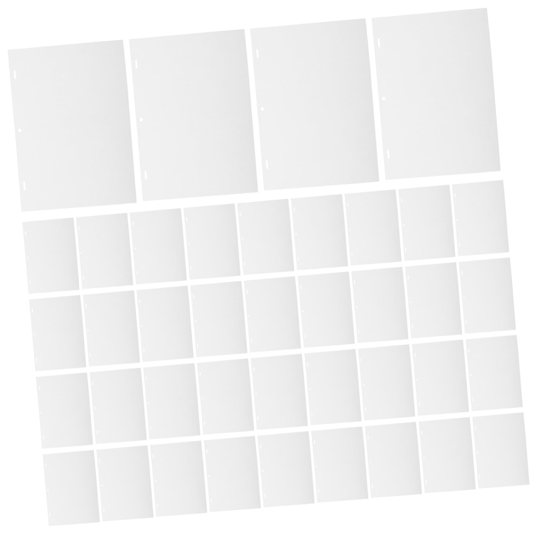 HEALSOPTHY 200 pièces Papier à Dessin Animation Perforé pour Étudiants Papier Peinture Lisse pour Aquarelle Crayon et Calque Fournitures Dessin Artistique