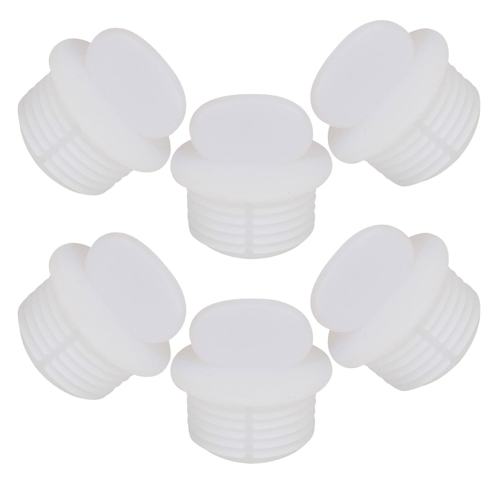 Tapón de silicona Mikikit de 6 piezas para sellado hermético de termos y botellas de agua