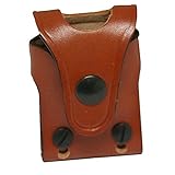 DeSantis Ambidextrous Second Six Speedloader Magazine Leather Pouch fits HKS SPD/LDR 10A & 36A, Tan...