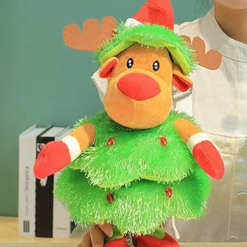 Amazon | Generic クリスマスぬいぐるみ 歌うクリスマスおもちゃ 、LED