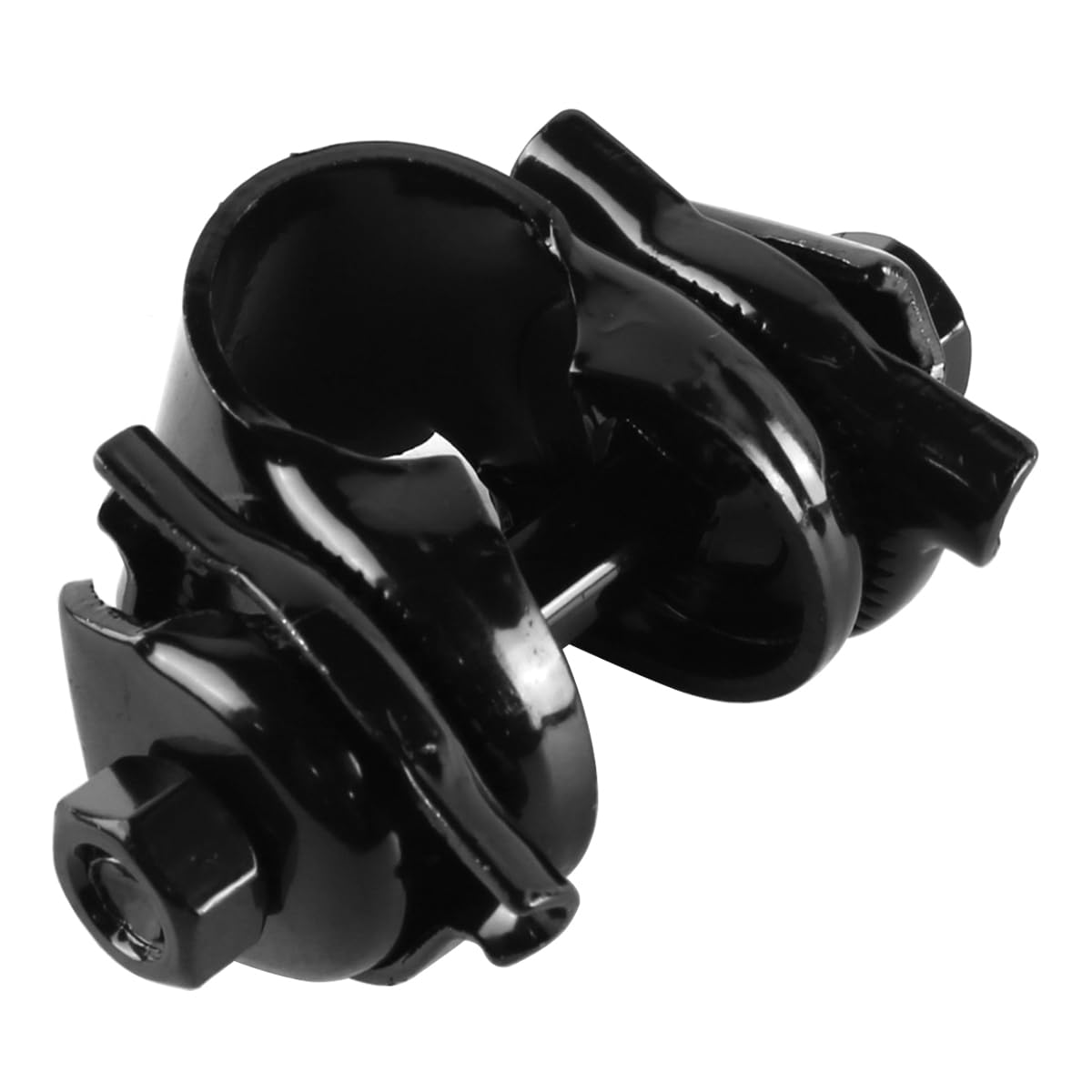 Muiltvoe Bicycle Seat Clamp Bicycle Seat Adapter For Standard Rail Saddles Universal Saddle Clamp Black