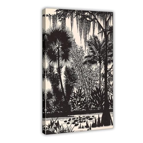 Poésie côtière Don Blanding impression sur toile vintage déco murale