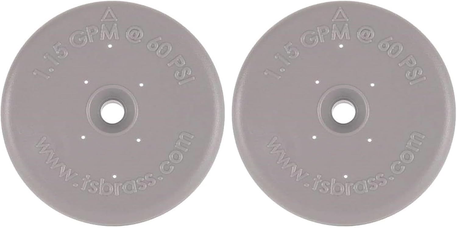 T&S Brass B-0107 Spray Valve Spray Face, Gray, Pack of 2