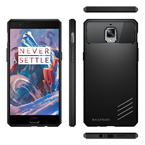 Image of KAPAVER Tough Rugged Shock Proof Bumper Armor Back Cover Case for OnePlus 3 / OnePlus 3T (One Plus 3 / One Plus 3T (Pilot)
