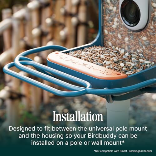 image for Birdbuddy Blue Perch Extender – Add-On Accessory for Better Watching