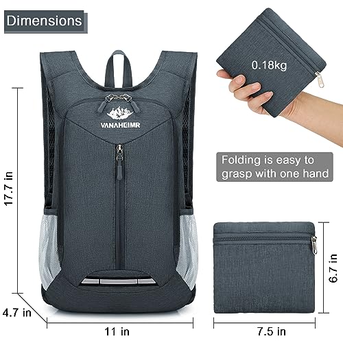 Mochila de senderismo plegable ligera Esup 15L miniatura 2