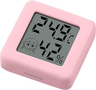 Digital Hygrometer LCD Room Thermometer, Humidity Meter, Hygrometer Indoor, Temperature Sensor, Indoor Hygrometer Sensor and Humidity Gauge Humidity Meter for Room Terrarium Incubator Greenhouse
