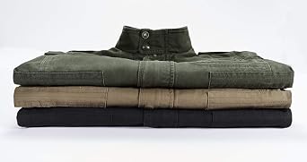Men's Classic Jacket Pure Cotton Military Jacket Multi-Pocket Casual Coat