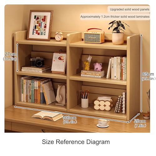 Petit bureau multifonction en bois 100cm table informatique 3 niveaux - 3