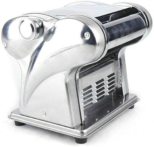 Miniatura 4 de Máquina eléctrica para hacer pasta, máquina cortadora de fideos con rodillo de masa, 6 ajustes de grosor ajustables, el mejor juego de regalo de