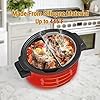 Silicone Slow Cooker Liners Compatible With Crock Pot 6-8 QT,Slow Cooker Divider Allows Cooking Two Different Meals At Once Time, Reusable Silicone Divider Insert, Dishwasher Safe, BPA Free. #2