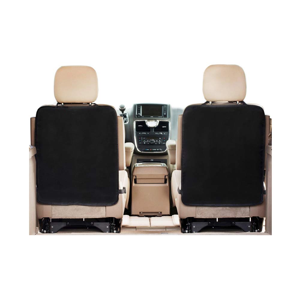 2 pièces Protecteur de siège de voiture, avec rembourrage le plus épais, meilleure protection pour les sièges de voitures (Noir)