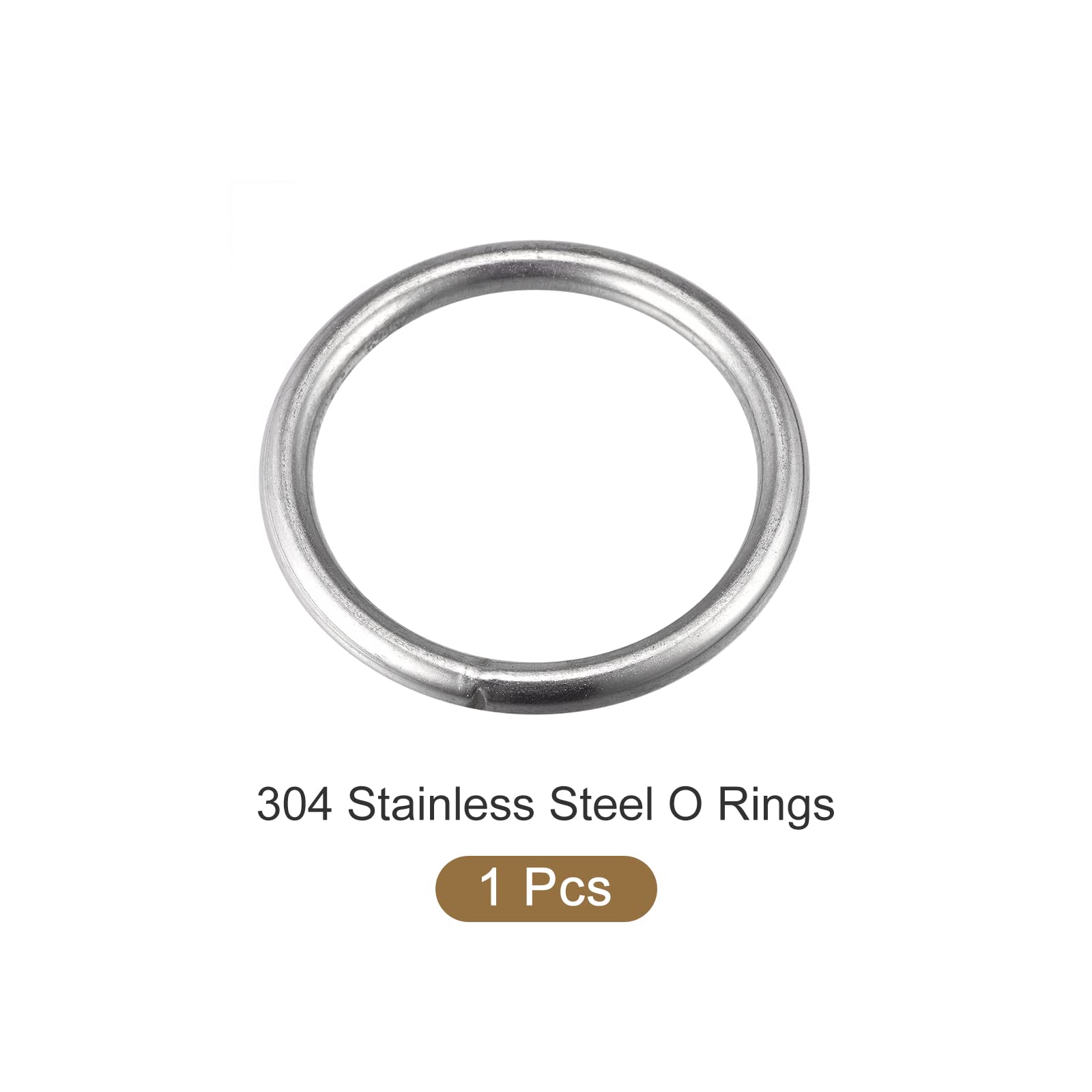 METALLIXITY 304 Acciaio Inossidabile Cerchio 100mm OD 10mm Spessore 1pz Saldato Rotondo