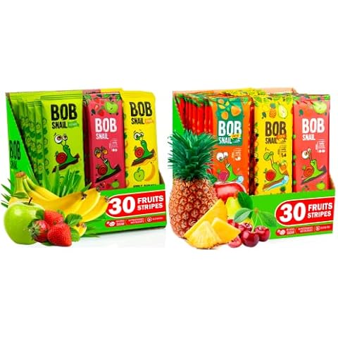 BOB SNAIL Healthy Fruit Snacks for Adults & Kids Cover